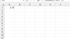 Wie man in Excel zum n?chsten Zehntel rundet
