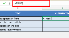 Wie man führende und abtrennende R?ume in Excel entfernen