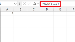 Wie man den gr??ten gemeinsamen Divisor in Excel verwendet