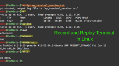 Cara merakam dan memainkan semula sesi terminal di Linux