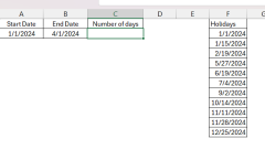 Bagaimana untuk mengira hari bekerja di Excel – 3 formula berguna
