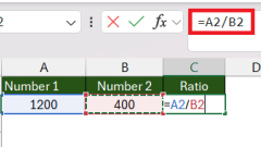 Bagaimana untuk mengira nisbah dalam Excel – 4 kaedah berguna