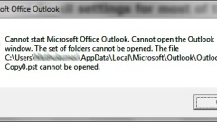 How to resolve 'Cannot start Microsoft Office Outlook' problem