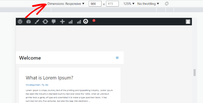 如何从桌面查看 WordPress 网站的移动版本