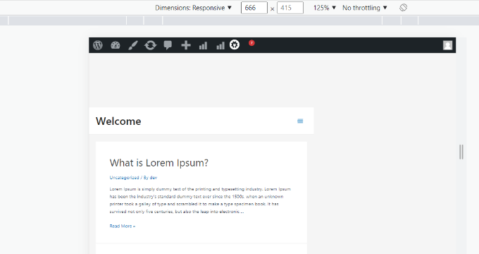 如何从桌面查看 WordPress 网站的移动版本