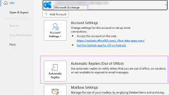So setzen Sie sich au?erhalb der Office-Nachricht (automatische Antwort) in Outlook