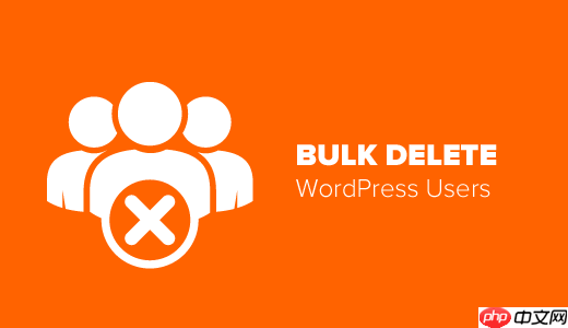 如何批量删除具有特定角色的 WordPress 用户