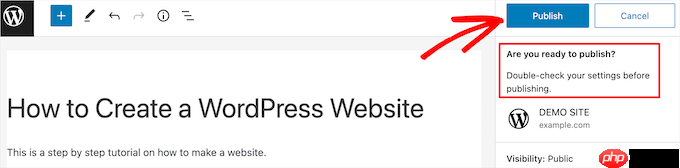 如何避免在 WordPress 中意外发布