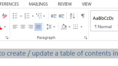 So fügen Sie in Microsoft Word ein Inhaltsverzeichnis (TOC) ein