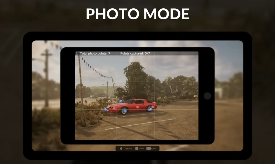 Simulator peniaga kereta bagaimana mengambil gambar untuk penyenaraian