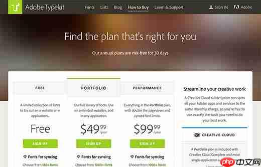 如何使用 Typekit 在 WordPress 中添加很棒的版式