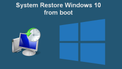 How To Do A System Restore On Windows 10 From Boot