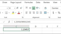 How to Stop Excel From Rounding?