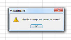 How to fix 'The file is corrupt and cannot be opened' Excel 2010 error