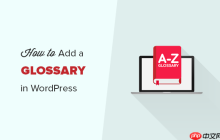 如何在 WordPress 网站中添加术语表或词典部分