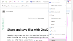 Cara Menyimpan E -mel Outlook Sebagai Fail, Dokumen HTML atau Word