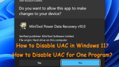 Quick Ways to Disable/Enable User Account Control (UAC) Win11