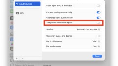 Comment désactiver la saisie des règles après le double espace sur macOS Ventura