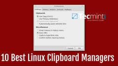 10 Free and Open Source Clipboard Managers for Linux