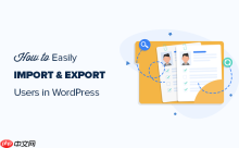 如何轻松导入和导出 WordPress 用户