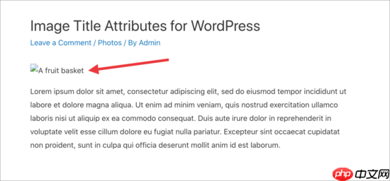 如何在 WordPress 中輕松為圖像添加標題屬性