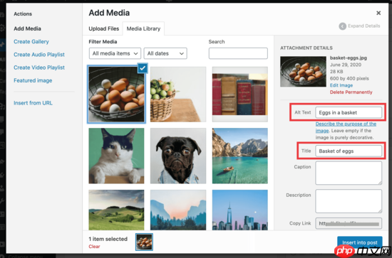 如何在 WordPress 中輕松為圖像添加標題屬性