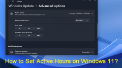 How to Set Active Hours on Win11 to Change Windows Update Time? - MiniTool