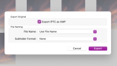 & # 8220; Exporter IPTC comme XMP & # 8221; Dans les photos de Mac, expliquée: Que fait IPTC en tant que XMP à l'exportation de XMP?