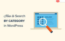 如何在 WordPress 中按类别搜索（最佳方法）