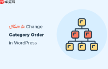 如何更改 WordPress 中的类别顺序