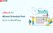 如何修复 WordPress 中的错过计划发布错误