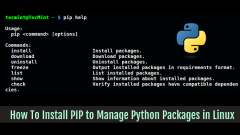 How To Install PIP to Manage Python Packages in Linux
