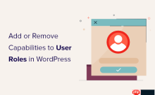 如何在 WordPress 中添加或删除用户角色的功能