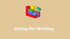 Issue Fixed - Defrag Not Working Windows 10/11