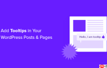 如何在 WordPress 帖子和页面中添加工具提示