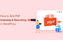 如何在 WordPress 中添加 PDF 索引和搜索