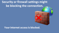 Security Or Firewall Settings Might Be Blocking The Connection