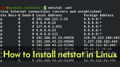 How to Install netstat Command in Linux