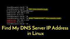 How to Find My DNS Server IP Address in Linux