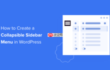 如何在 WordPress 中创建可折叠侧边栏菜单（简单方法）