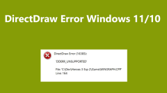 How to Fix DirectDraw Error Dderr_Unsupported in Legacy Games - MiniTool