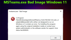How to Fix MSTeams.exe Bad Image Error 0xc0000020 in Windows 11 - MiniTool