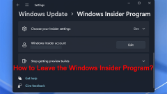 How to Leave the Windows Insider Program on Windows 10/11? - MiniTool