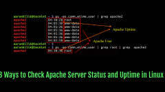 3 Ways to Check Apache Server Status and Uptime in Linux