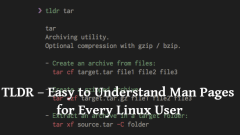 TLDR - Mudah difahami halaman lelaki untuk arahan linux