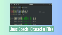Cara membuat fail dengan watak khas di Linux