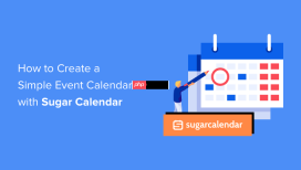 如何使用 Sugar Calendar 创建简单的事件日历