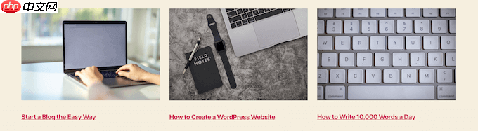 如何在网格布局中显示您的 WordPress 帖子