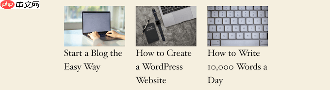 如何在网格布局中显示您的 WordPress 帖子