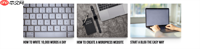 如何在网格布局中显示您的 WordPress 帖子
